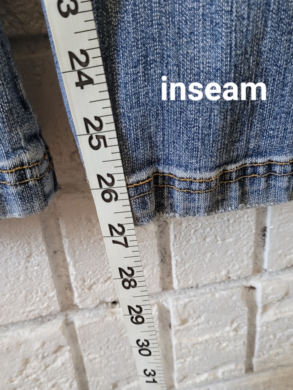 Y2K Arizona Jean Co. Cargo Flare Jeans Medium Wash Low-Mid Rise Juniors 14.5 - Picture 6 of 6